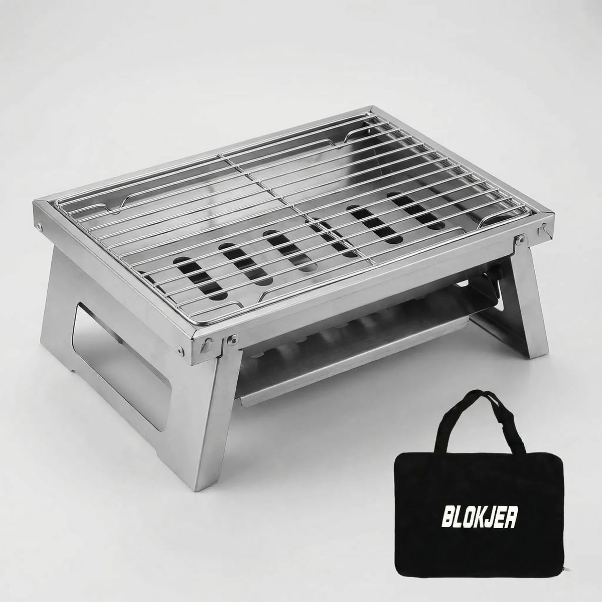 Collapsible Outdoor Barbecue Grill for Convenient Cooking