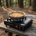 Compact Gas Stove for Outdoor Cooking and Camping