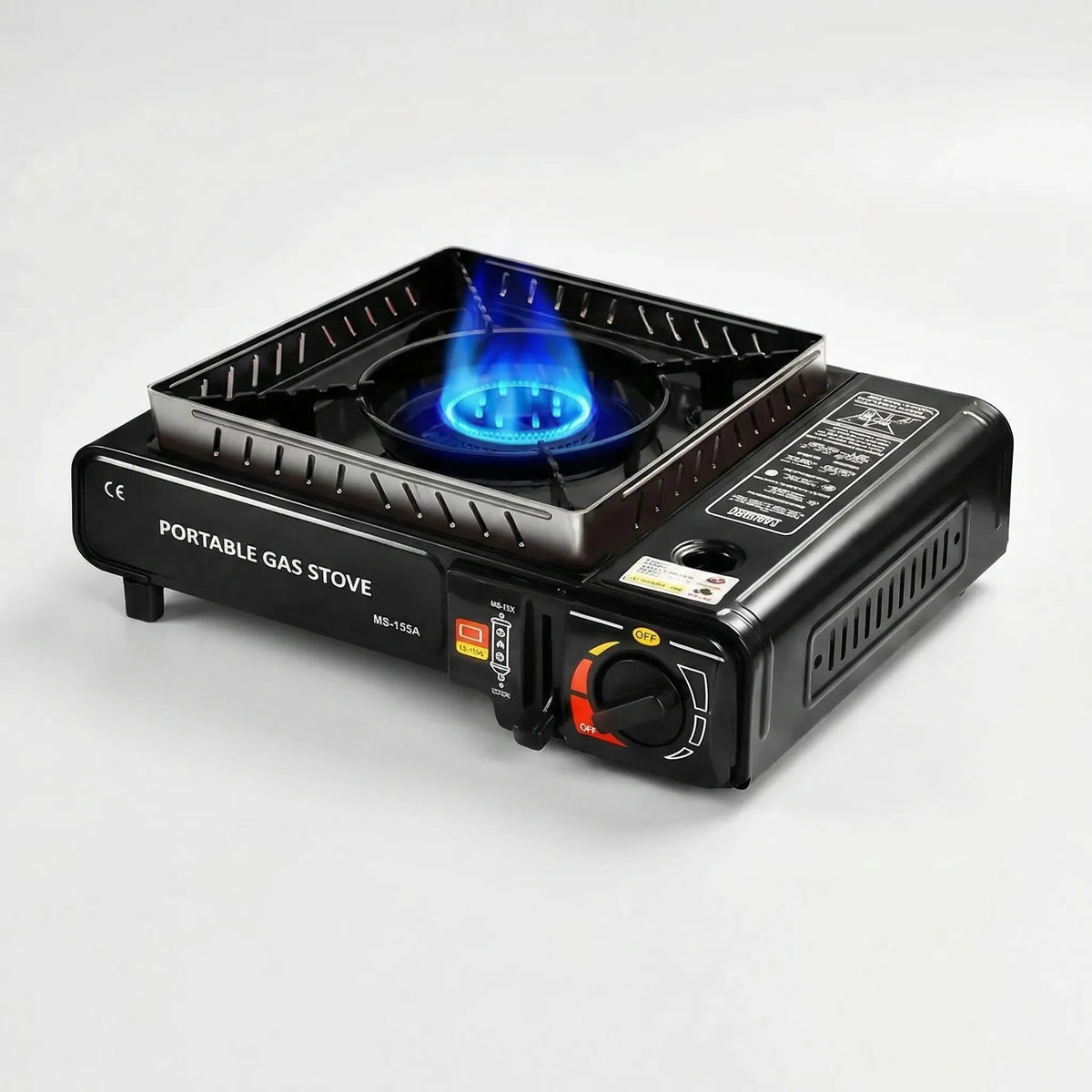 Compact Gas Stove for Outdoor Cooking and Camping
