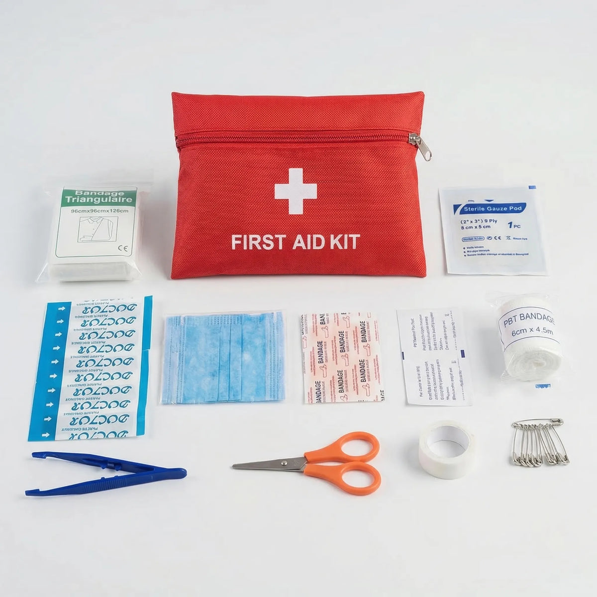 Compact Tactical First Aid Bag for All Genders