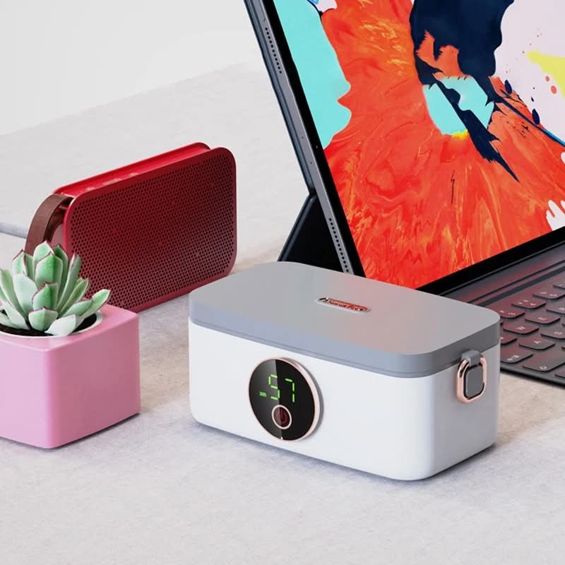 Portable Electric Lunch Box with Battery-Powered Heating