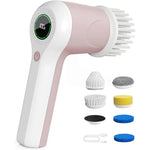 Electric Spin Scrubber for Home Cleaning - Cordless with 6 Attachments