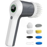 Electric Spin Scrubber for Home Cleaning - Cordless with 6 Attachments