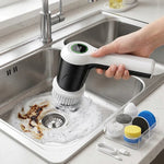 Electric Spin Scrubber for Home Cleaning - Cordless with 6 Attachments