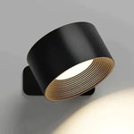 LED Wall Light with Cordless Design and Adjustable Rotation
