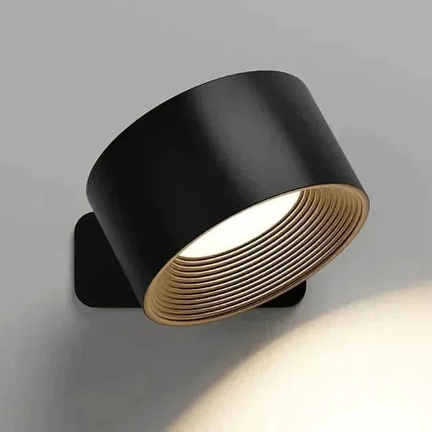 LED Wall Light with Cordless Design and Adjustable Rotation