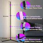 Intelligente LED-Eckstehlampe mit Fernbedienung – Farbwechselnd