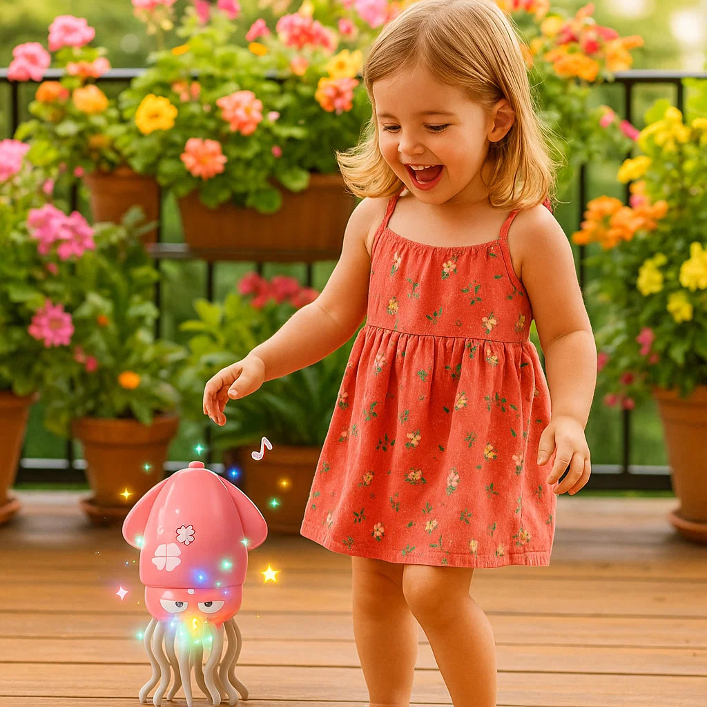 Spielzeug für Kinder: Tanzender Tintenfisch