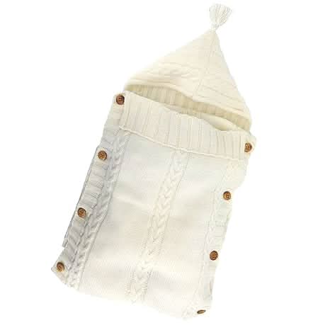 Soft Knit Swaddle Blanket for Babies - Comfortable Infant Wrap