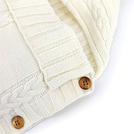 Soft Knit Swaddle Blanket for Babies - Comfortable Infant Wrap
