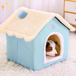 Soft and Secure Pet Cave Bed for Dogs and Cats