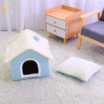 Soft and Secure Pet Cave Bed for Dogs and Cats