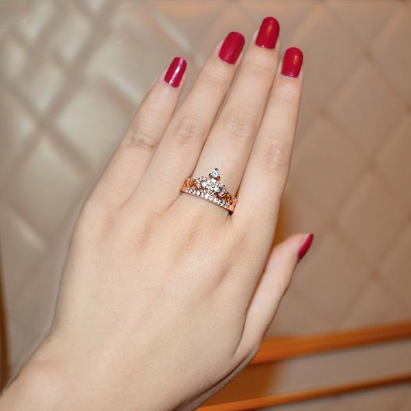 Runder Ring in Roségold