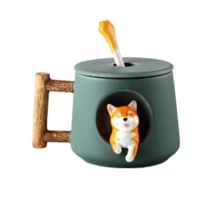 Kreative Cartoon Keramik Tasse für Kaffee und Tee – Süßer 3D Becher
