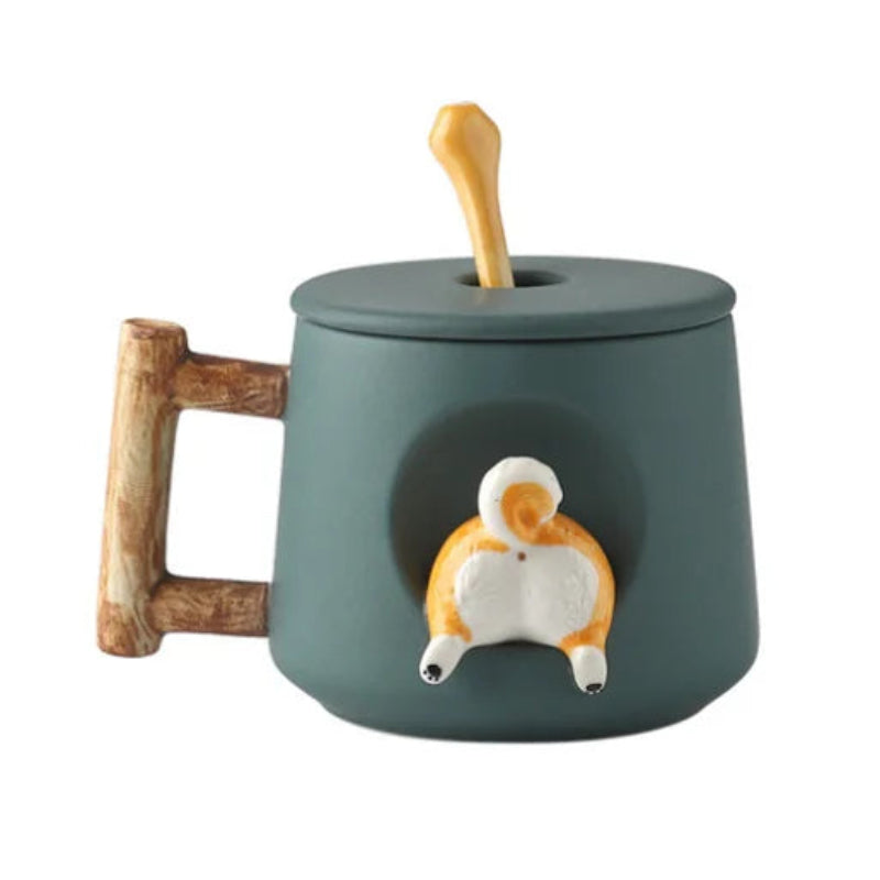 Kreative Cartoon Keramik Tasse für Kaffee und Tee – Süßer 3D Becher