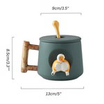 Kreative Cartoon Keramik Tasse für Kaffee und Tee – Süßer 3D Becher