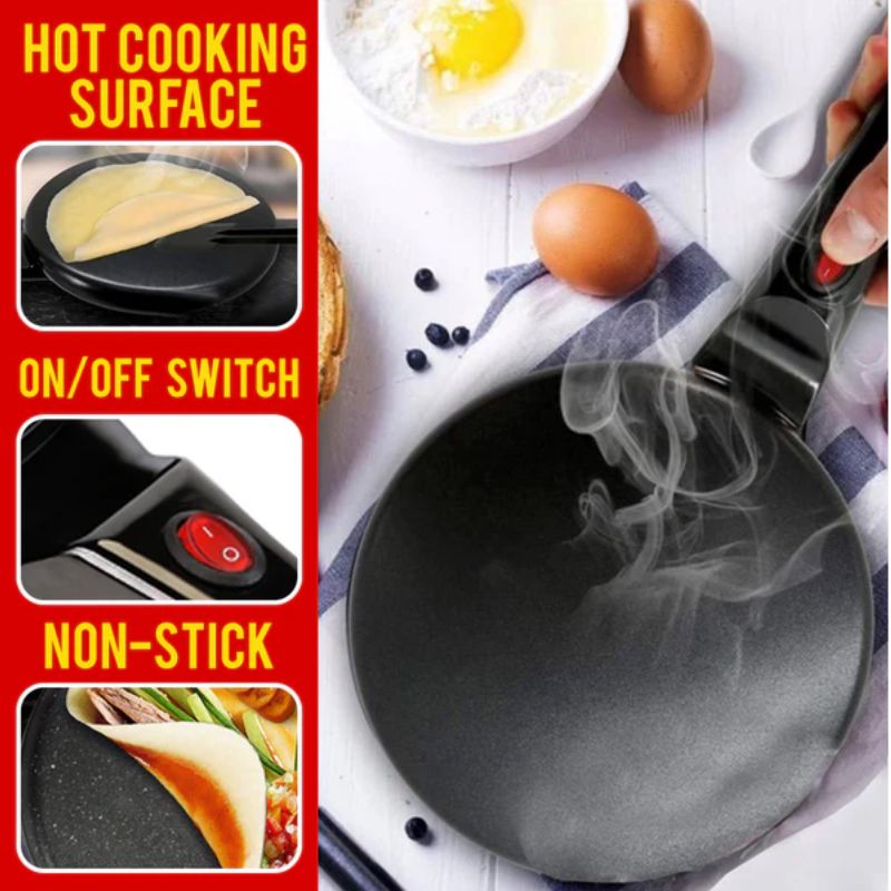 Elektrischer Crêpe Maker – 20 cm, antihaftbeschichtet