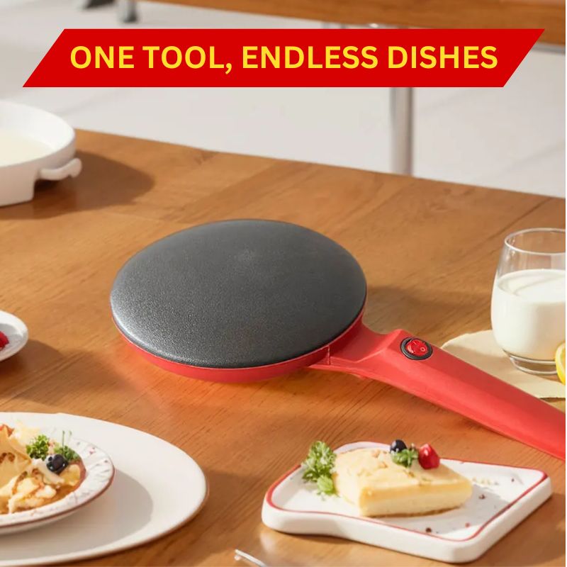 Elektrischer Crêpe Maker – 20 cm, antihaftbeschichtet