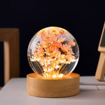 Elegante Kristallblumenlampe für stimmungsvolles Licht