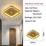 Luminex | Bewegungsaktivierte LED-Deckenleuchte mit Sensor | Energiesparend | Ideal für Flur & Badezimmer