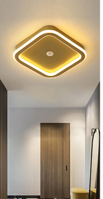 Luminex | Bewegungsaktivierte LED-Deckenleuchte mit Sensor | Energiesparend | Ideal für Flur & Badezimmer