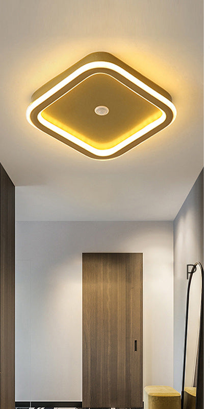 Luminex | Bewegungsaktivierte LED-Deckenleuchte mit Sensor | Energiesparend | Ideal für Flur & Badezimmer