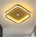 Luminex | Bewegungsaktivierte LED-Deckenleuchte mit Sensor | Energiesparend | Ideal für Flur & Badezimmer