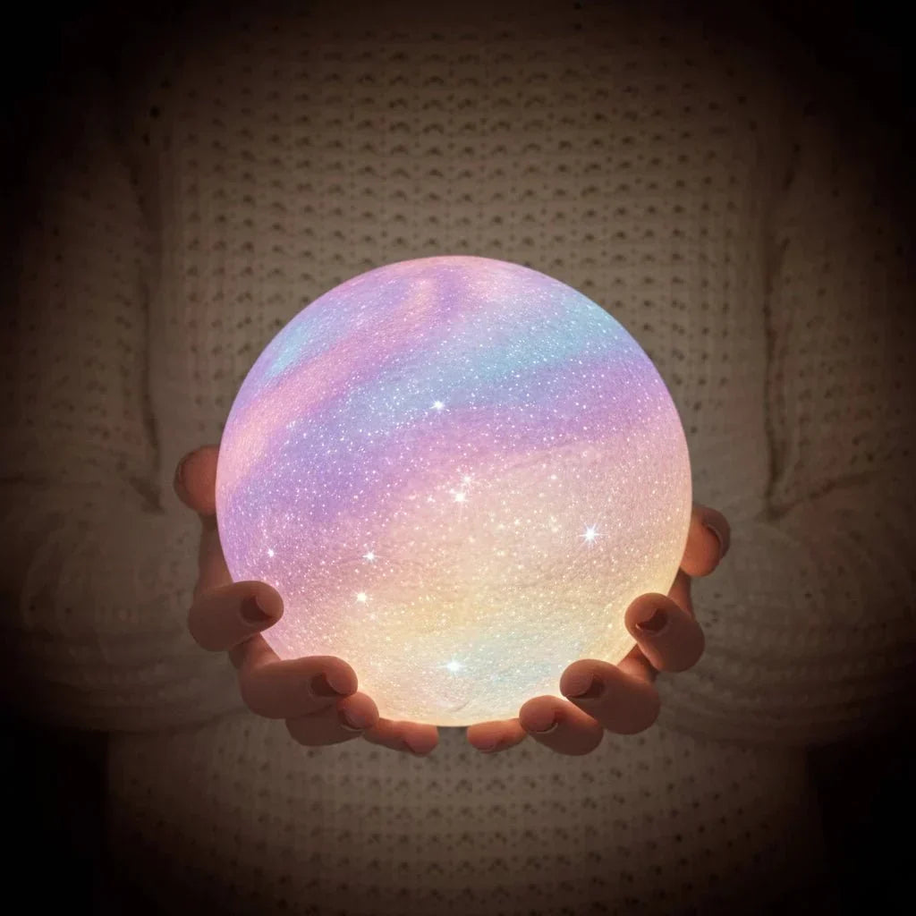 Personalized LED Globe Light for Ambient Home Illumination