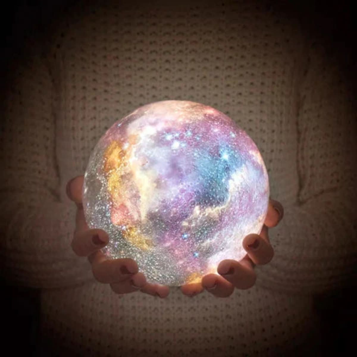 Personalized LED Globe Light for Ambient Home Illumination
