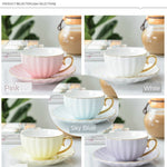 Kreative Tasse mit Untertasse aus Porzellan – Niedliches Design