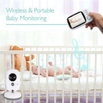 Babyüberwachung mit Nachtsichtfunktion und integrierten Schlafliedern