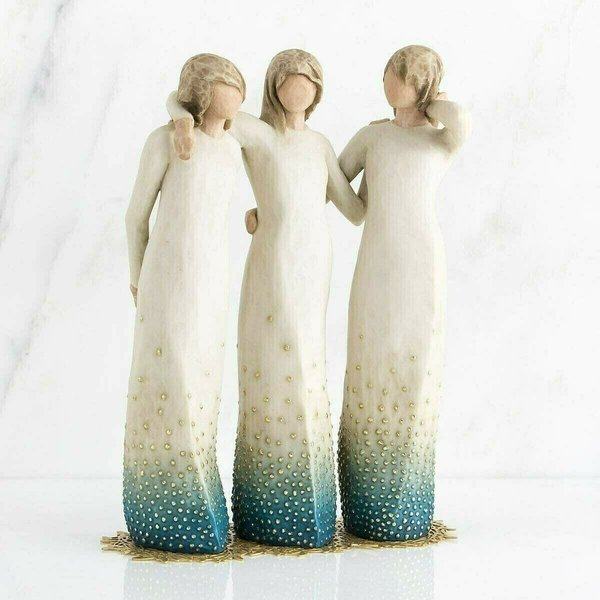 Verbundenheit in Kunst: Resinfigur Drei Frauen