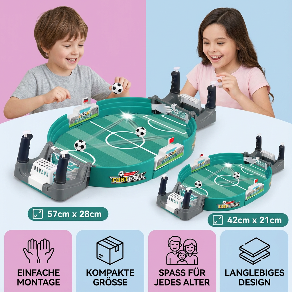 Komplettes Mini Tischfußballspiel Set