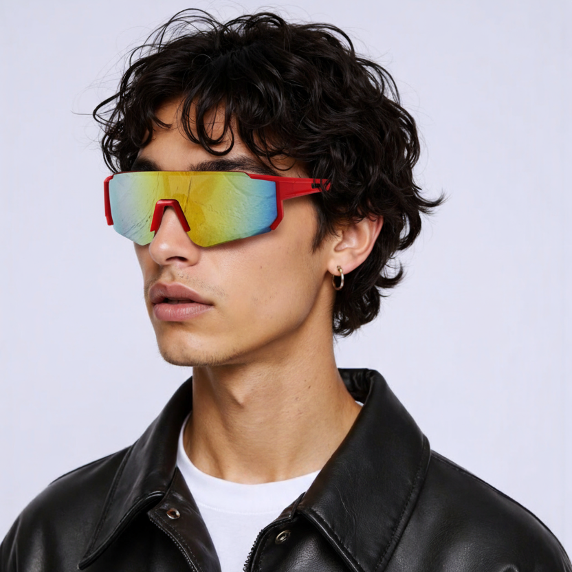 Aktive Herren-Sportbrille mit UV-Schutz - Robust und Stilvoll