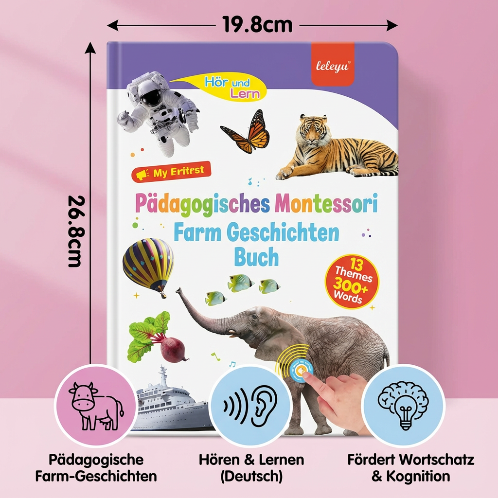 Englisch Lernbuch für Kinder mit sprechenden Funktionen