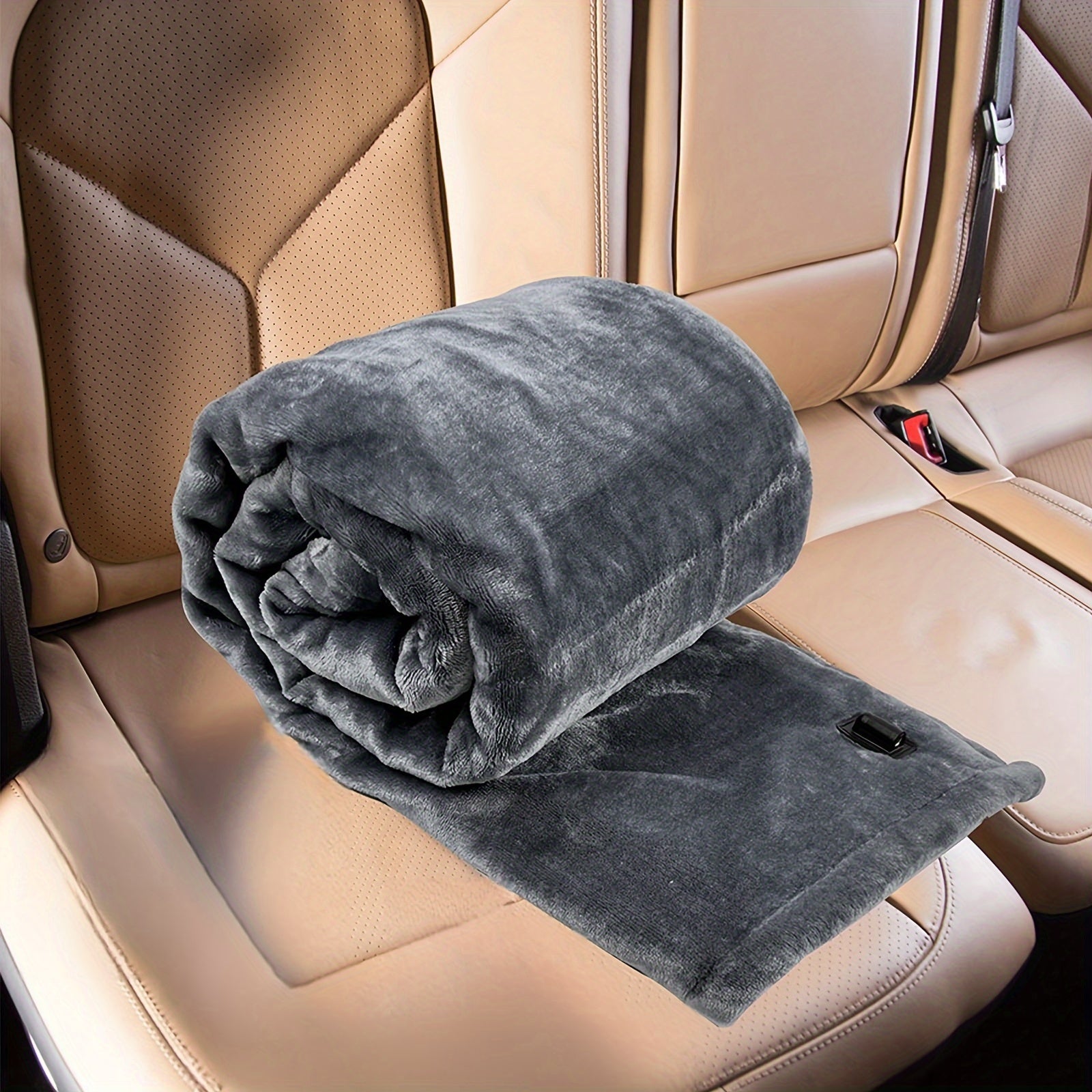 12V beheizte Fleece-Decke für Auto und Camping – Komfort für kalte Tage