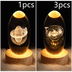 3D Kristalllicht mit LED für eine entspannte Atmosphäre