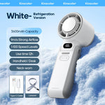 FrostWind Mini Fan | Customizable Cooling with 100 Settings | 3600 mAh Battery | Portable & Ice-Cooling