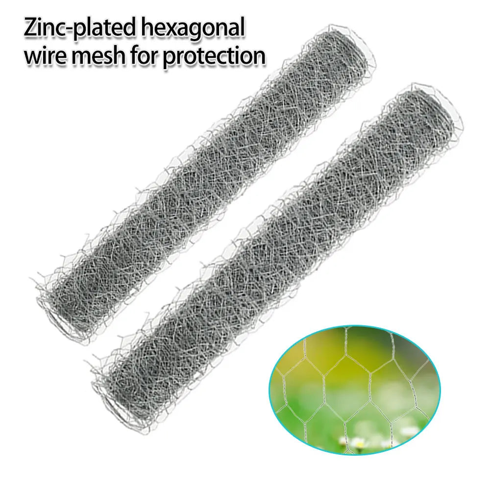 FlexiNet Hexagonal Wire Mesh Roll | Galvanized Quality | 10 m