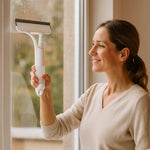 Multifunktionaler Fensterwischer mit Sprühfunktion – Glasklares Ergebnis in einem Wisch