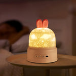 Niedliche Hasen-Projektor-Nachtlampe für Kinder – BunnyBeam Licht