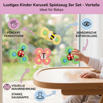 Kinder Spielzeug Karussell Set mit 3 Teilen