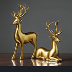 Elegante Goldene Reh-Figuren für Ihr Zuhause