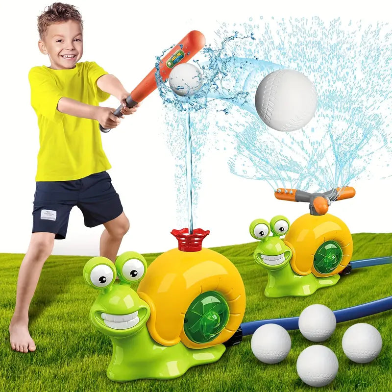 Wasserspielzeug in Schneckenform für Baseball