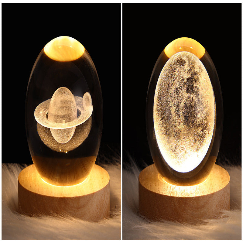 3D Kristalllicht mit LED für eine entspannte Atmosphäre