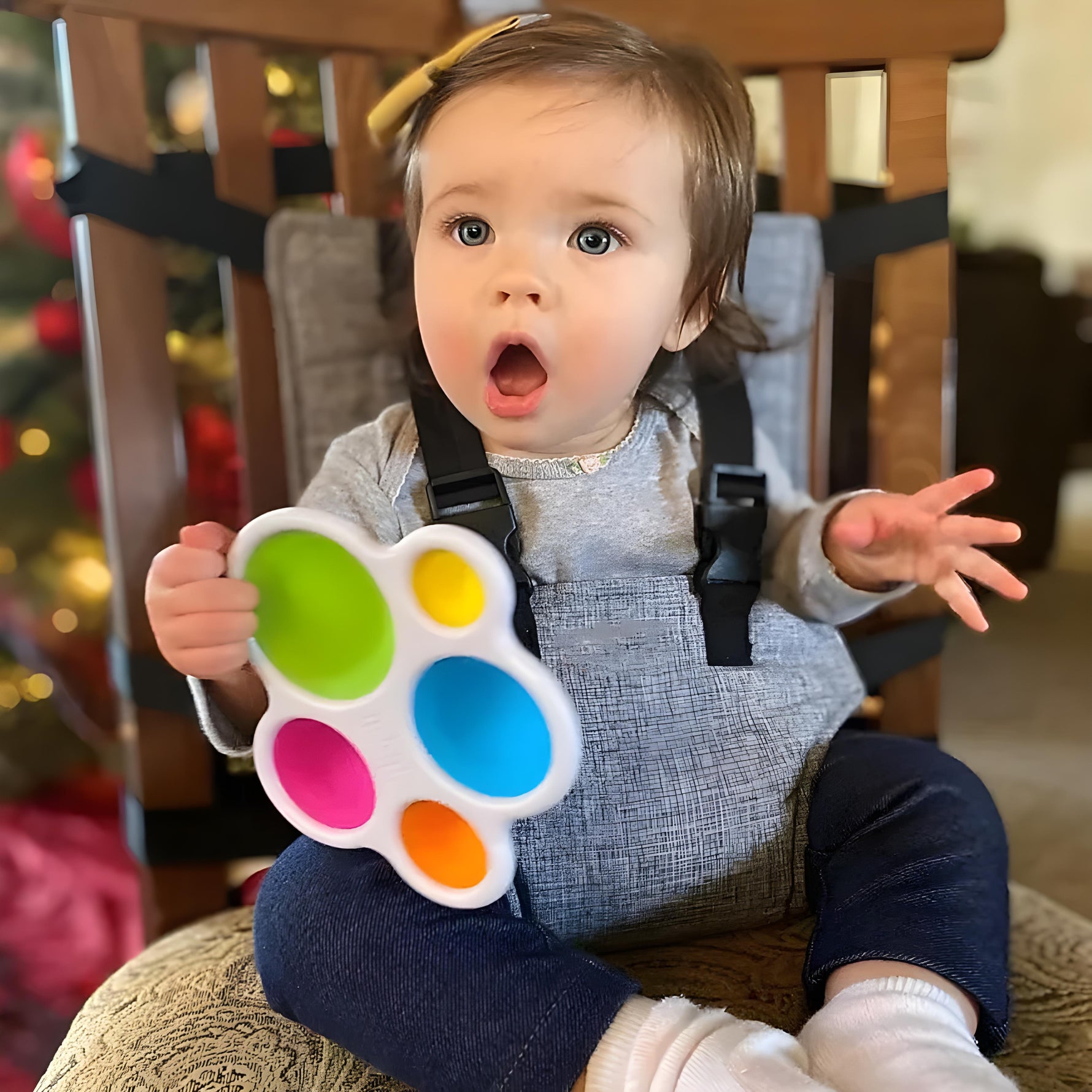 Safe and Portable High Chair for On-the-Go