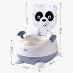 Kindertöpfchen in Panda-Design – Weiches Baby-Töpfchen mit PU-Sitz