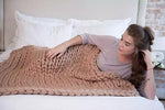 Kuschelige Strickdecke für ultimativen Komfort
