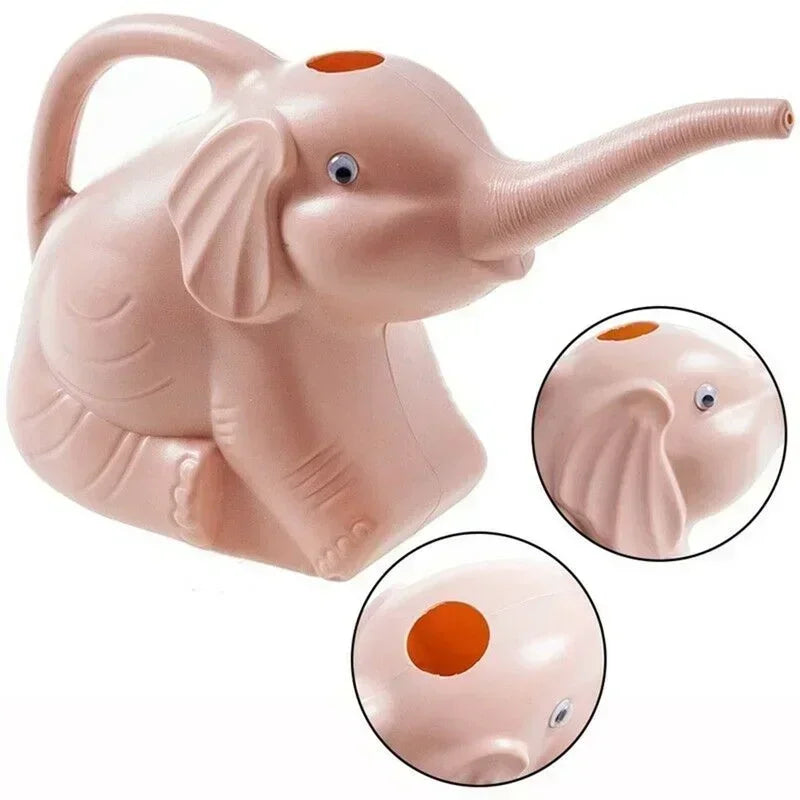 Cute Elephant Watering Can for Children - 30 cm Plastic