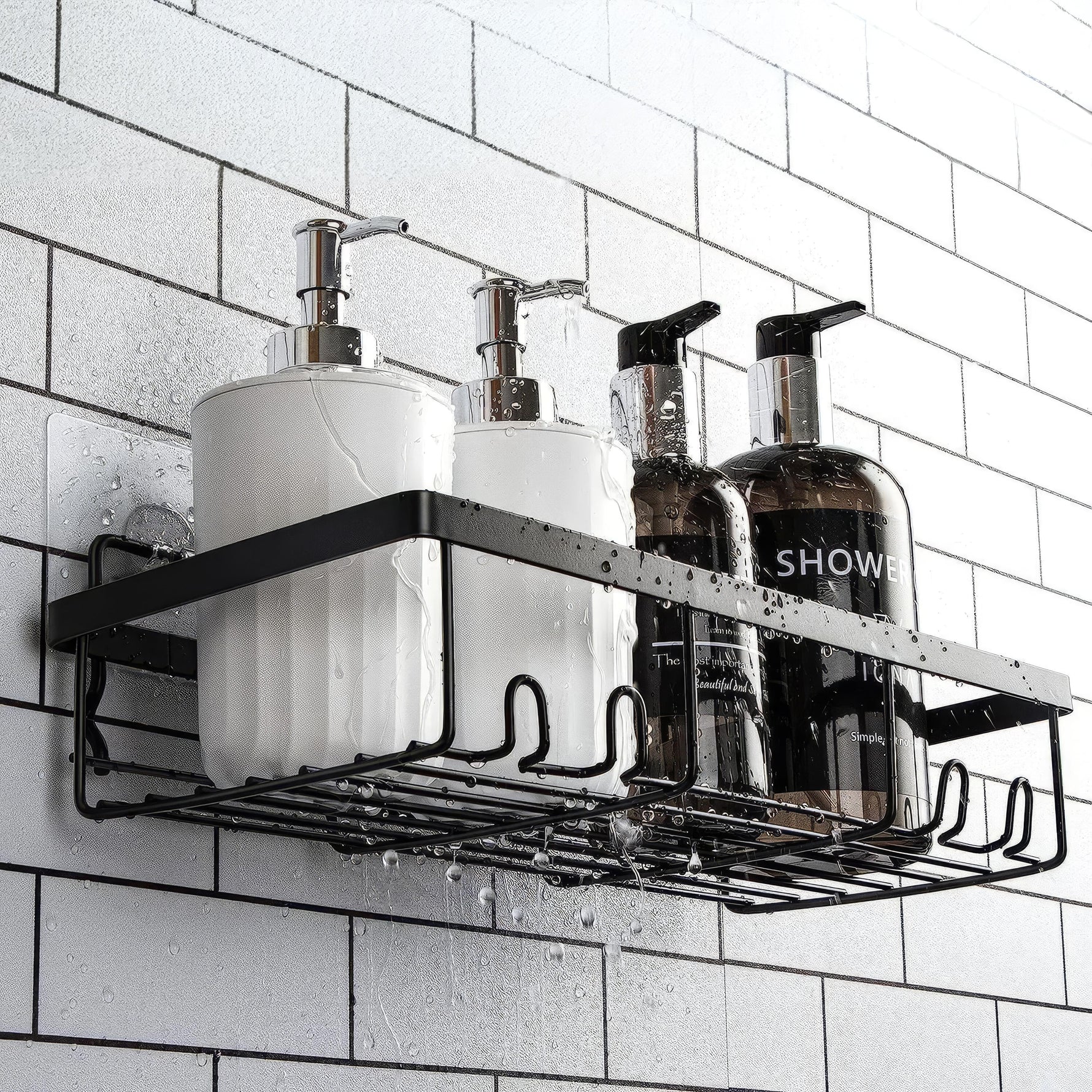 Practical wall mount for your bathroom – Storage without drilling